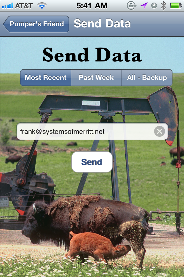 Send Data Setup